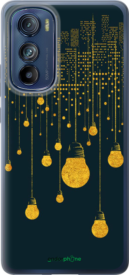 Силиконовый чехол Иллюстрация ночного города для Motorola Edge 30 - 4162u-2840 изображение 