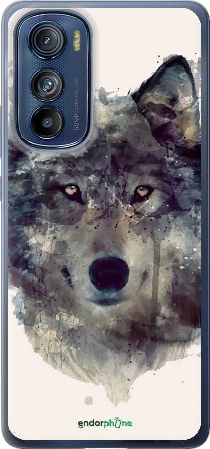 Силиконовый чехол Волк-арт для Motorola Edge 30 - 4163u-2840 изображение 