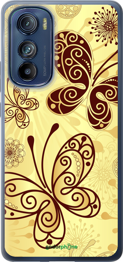 Силиконовый чехол Красивые бабочки для Motorola Edge 30 - 4170u-2840 изображение 