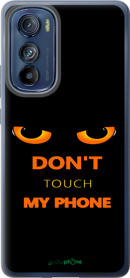 Силиконовый чехол Don't touch the phone для Motorola Edge 30 - 4261u-2840 изображение 