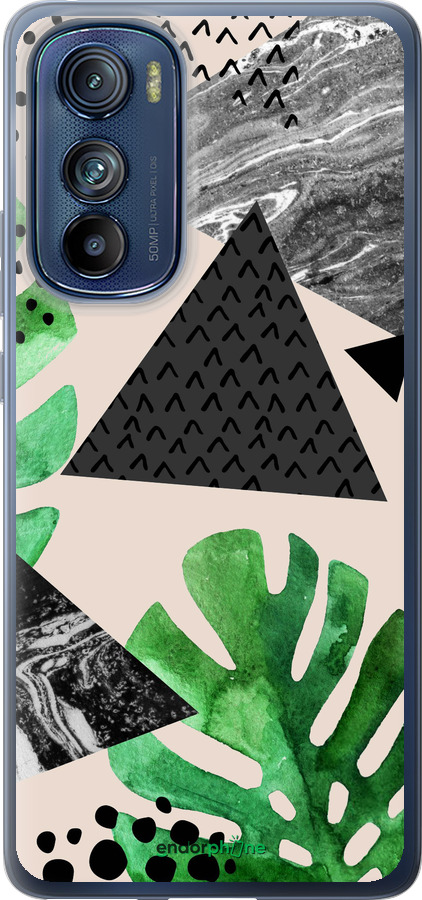 Силіконовий чехол Монстера для Motorola Edge 30 - 4304u-2840 изображение 