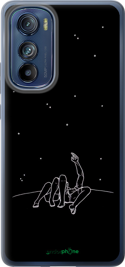 Силиконовый чехол Романтика для Motorola Edge 30 - 4306u-2840 изображение 