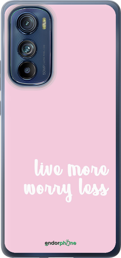 Силиконовый чехол Живи больше для Motorola Edge 30 - 4347u-2840 изображение 