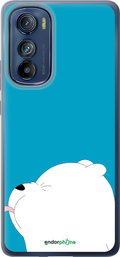 Силиконовый чехол Мишка 1 для Motorola Edge 30 - 4358u-2840 изображение 
