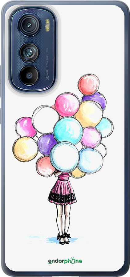 Силиконовый чехол Шарики для Motorola Edge 30 - 4387u-2840 изображение 