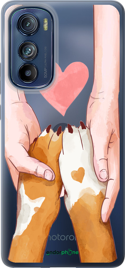 Силиконовый чехол Дружба для Motorola Edge 30 - 4410u-2840 изображение 