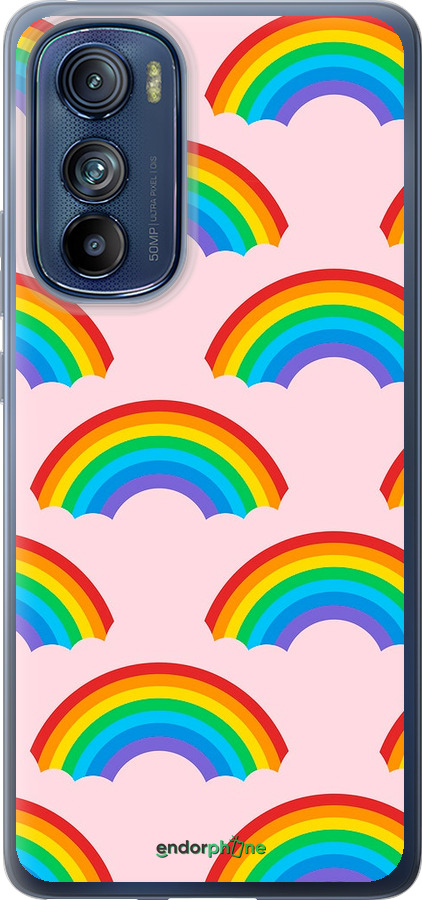 Силиконовый чехол Rainbows для Motorola Edge 30 - 4478u-2840 изображение 