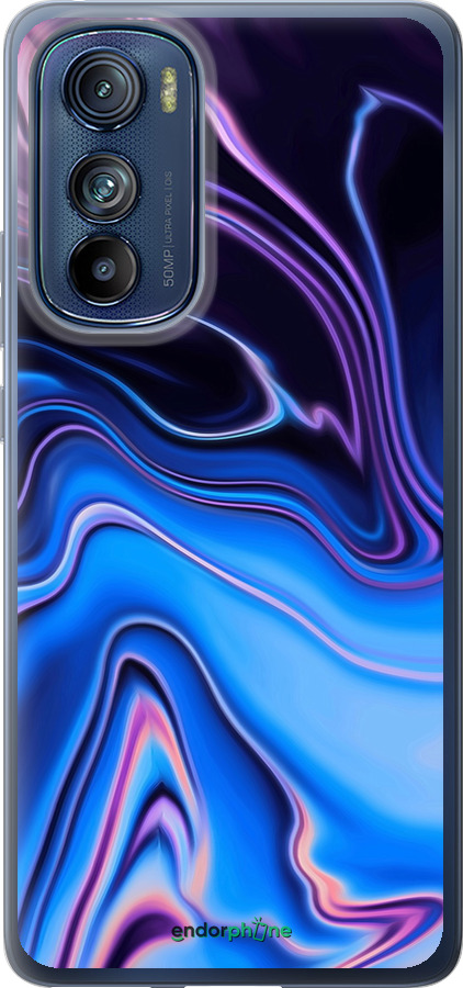 Силиконовый чехол Узор воды для Motorola Edge 30 - 4491u-2840 изображение 