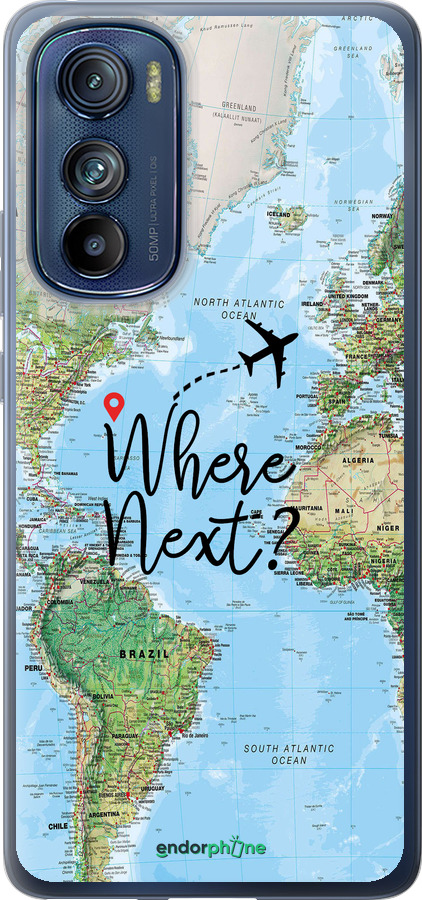 Силиконовый чехол Путешествие для Motorola Edge 30 - 4503u-2840 изображение 