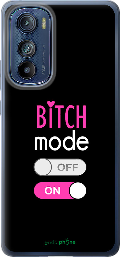 Силиконовый чехол Bitch mode для Motorola Edge 30 - 4548u-2840 изображение 