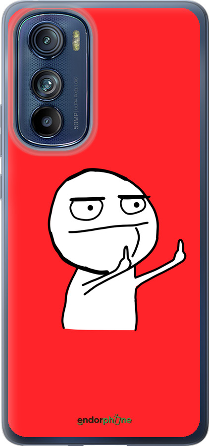 Силіконовий чехол Мем для Motorola Edge 30 - 4578u-2840 изображение 