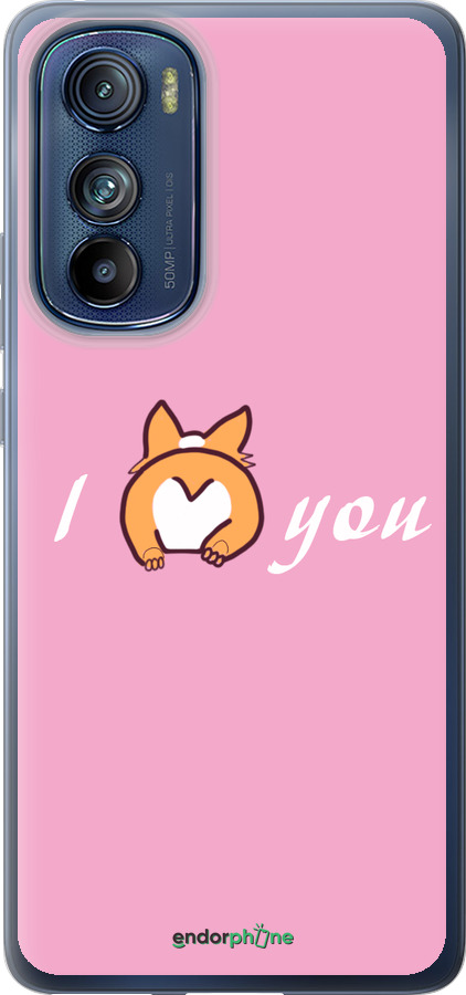 Силиконовый чехол Люблю1 для Motorola Edge 30 - 4587u-2840 изображение 