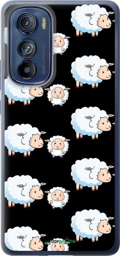 Силіконовий чехол Овечки1 для Motorola Edge 30 - 4637u-2840 изображение 