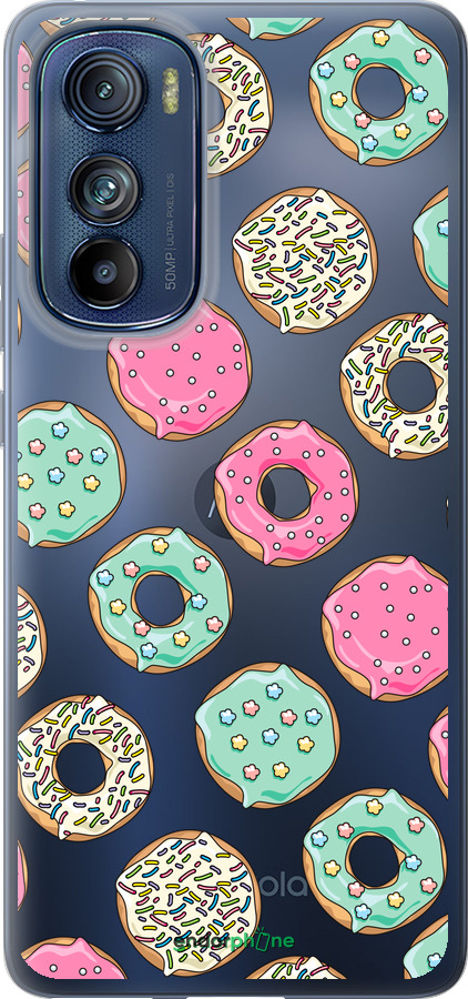 Силиконовый чехол Пончики 1 для Motorola Edge 30 - 4657u-2840 изображение 