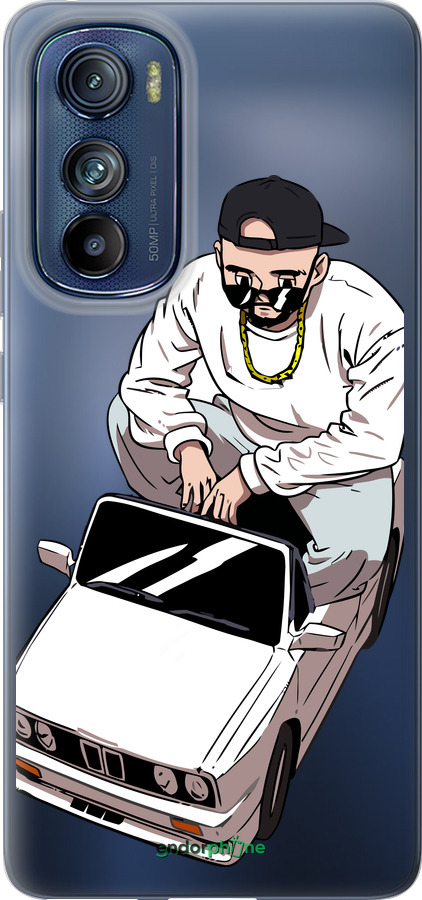 Силіконовий чехол Тачка для Motorola Edge 30 - 4663u-2840 изображение 