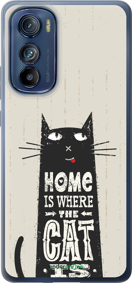 Силиконовый чехол Кот для Motorola Edge 30 - 4671u-2840 изображение 