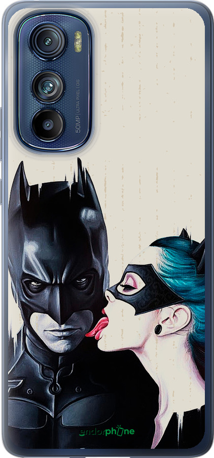 Силиконовый чехол Бэтмен для Motorola Edge 30 - 4678u-2840 изображение 