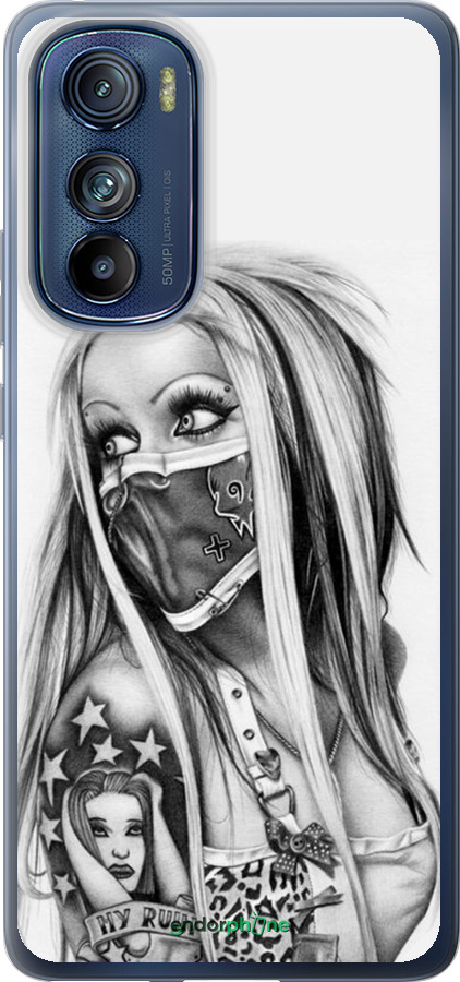 Силіконовий чехол Biohazard 8 для Motorola Edge 30 - 4824u-2840 изображение 