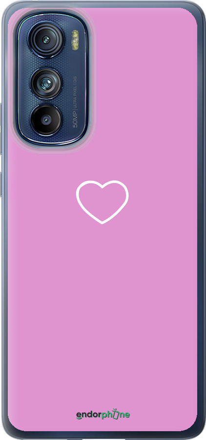 Силіконовий чехол Серце 2 для Motorola Edge 30 - 4863u-2840 изображение 