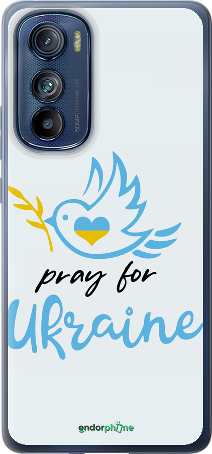 Силиконовый чехол Украина v2 для Motorola Edge 30 - 5230u-2840 изображение 