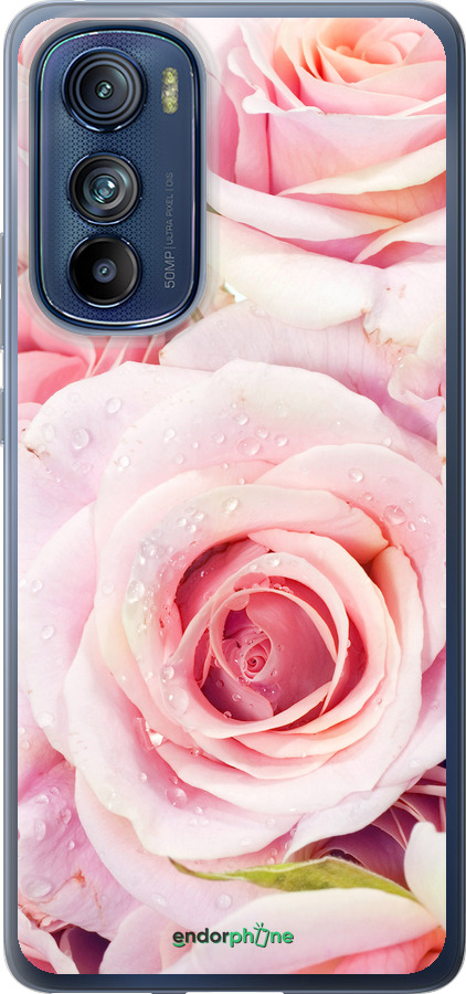 Силиконовый чехол Розы для Motorola Edge 30 - 525u-2840 изображение 