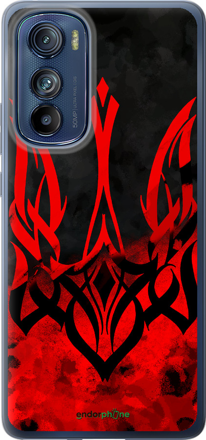 Силиконовый чехол Герб Украины v2 для Motorola Edge 30 - 5312u-2840 изображение 