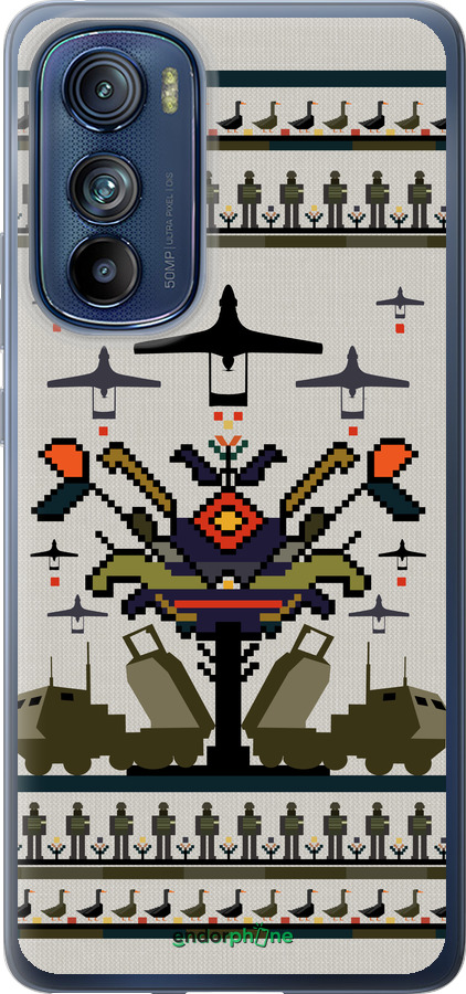 Силиконовый чехол Вышиванка UA для Motorola Edge 30 - 5446u-2840 изображение 