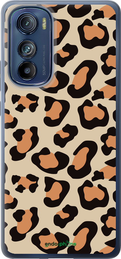 Силиконовый чехол Пятна леопарда v2 для Motorola Edge 30 - 5496u-2840 изображение 