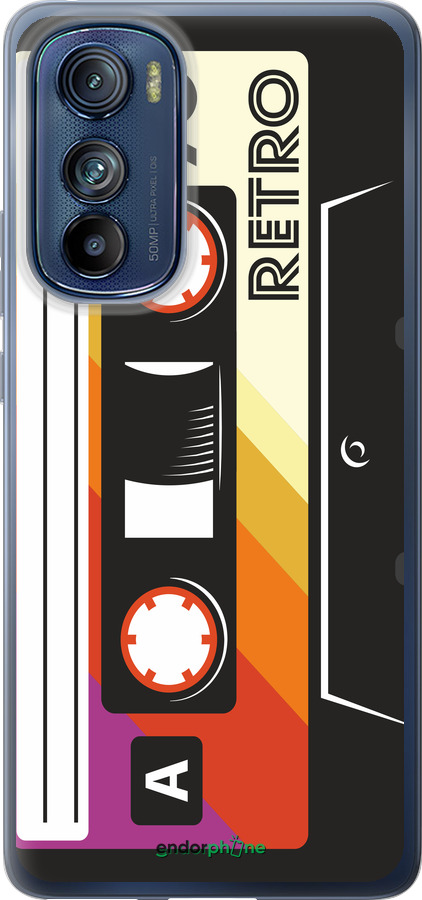 Силиконовый чехол Кассета с90 v4 для Motorola Edge 30 - 5532u-2840 изображение 