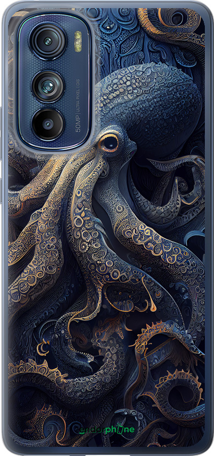 Силиконовый чехол Осьминог для Motorola Edge 30 - 5551u-2840 изображение 