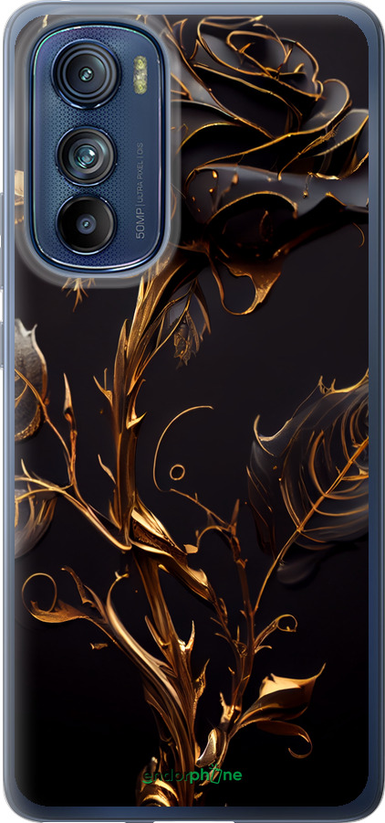 Силиконовый чехол Роза 3 для Motorola Edge 30 - 5552u-2840 изображение 