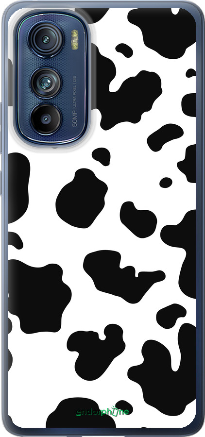 Силиконовый чехол Шкура коровы для Motorola Edge 30 - 5576u-2840 изображение 