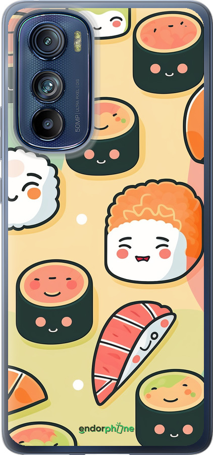 Силіконовий чехол Суші патерн для Motorola Edge 30 - 5583u-2840 изображение 