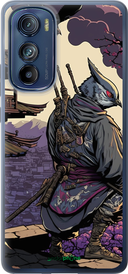Силиконовый чехол Птица воин для Motorola Edge 30 - 5587u-2840 изображение 