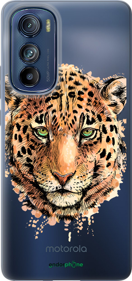 Силиконовый чехол Леопард v2 для Motorola Edge 30 - 5606u-2840 изображение 