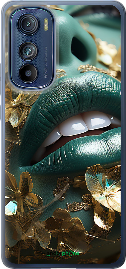 Силіконовий чехол Губи 2 для Motorola Edge 30 - 5667u-2840 изображение 