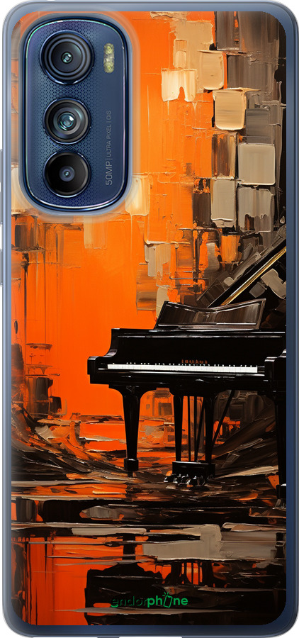 Силиконовый чехол Чехол для телефона Оранжевый Рояль для Motorola Edge 30 - 5937u-2840 изображение 