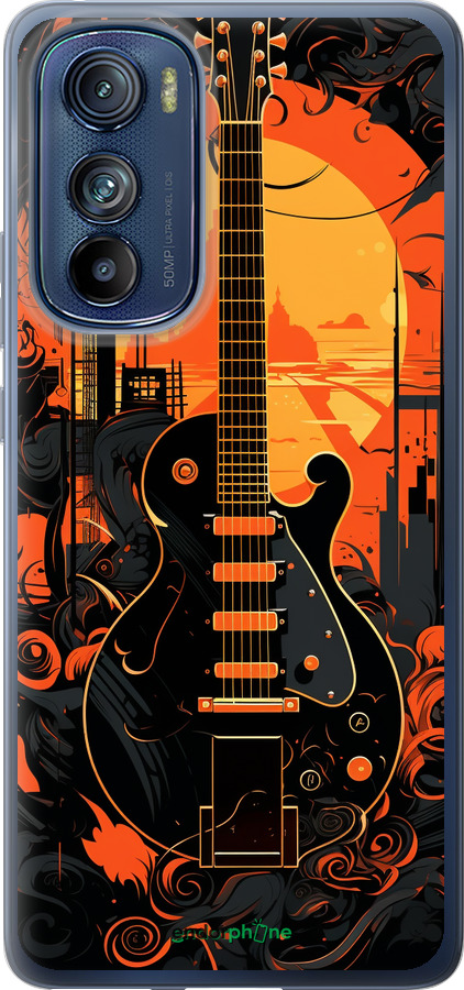 Силиконовый чехол Гитара для Motorola Edge 30 - 5957u-2840 изображение 