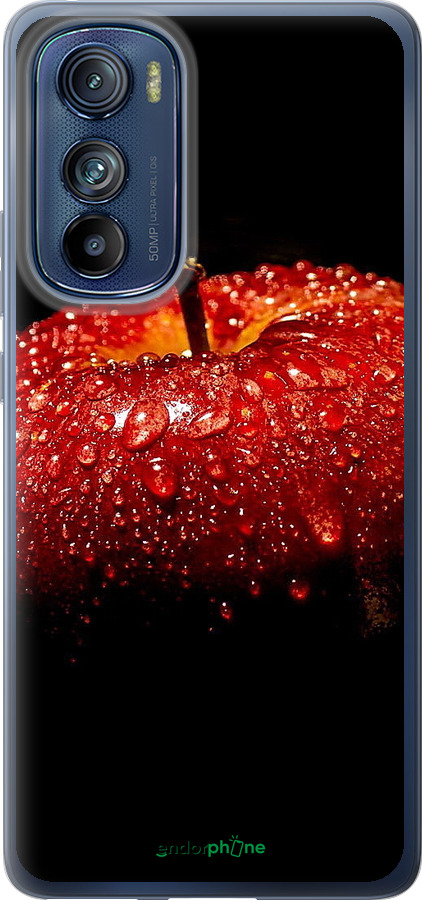 Силиконовый чехол Яблоко для Motorola Edge 30 - 6022u-2840 изображение 