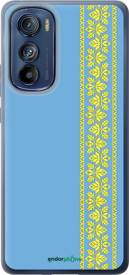 Силиконовый чехол Вышиванка 33 для Motorola Edge 30 - 602u-2840 изображение 