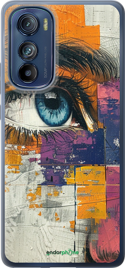 Силиконовый чехол Цветная фреска для Motorola Edge 30 - 6032u-2840 изображение 