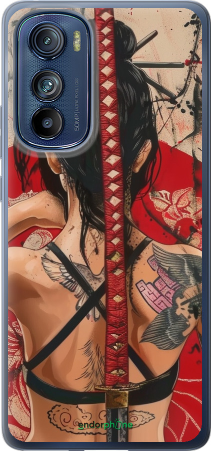 Силиконовый чехол Тайна катаны для Motorola Edge 30 - 6074u-2840 изображение 