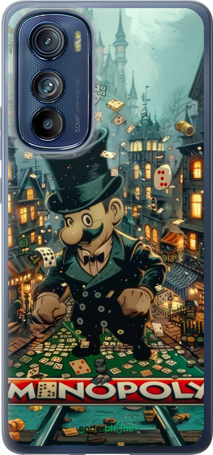 Силиконовый чехол Сказочный Monopoly для Motorola Edge 30 - 6086u-2840 изображение 