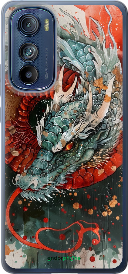 Силиконовый чехол Стихия огня для Motorola Edge 30 - 6101u-2840 изображение 