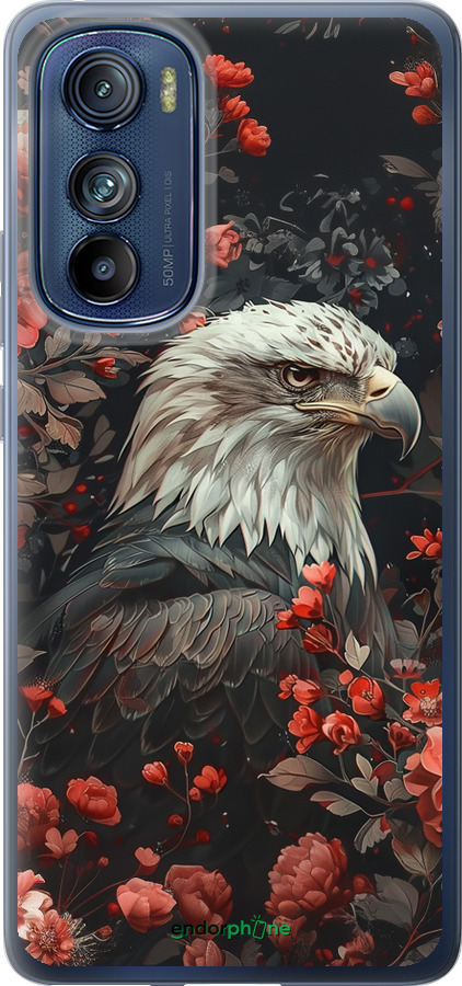 Силиконовый чехол Цветочный страж для Motorola Edge 30 - 6102u-2840 изображение 