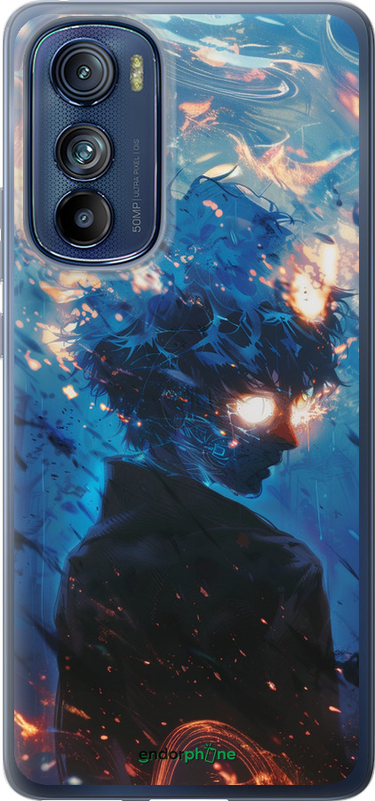 Силиконовый чехол Сатору Годжо для Motorola Edge 30 - 6129u-2840 изображение 