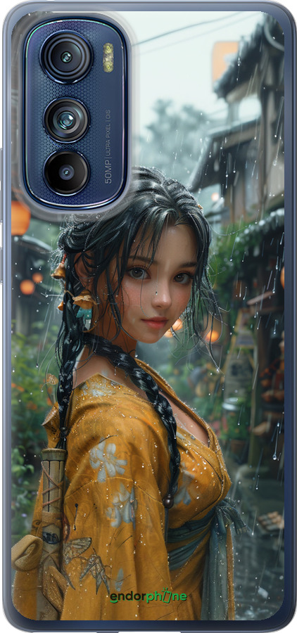 Силиконовый чехол Anime-girl для Motorola Edge 30 - 6133u-2840 изображение 