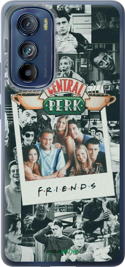 Силиконовый чехол Друзья для Motorola Edge 30 - 6276u-2840 изображение 