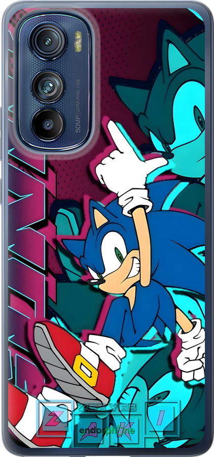 Силіконовий чехол Соник для Motorola Edge 30 - 6284u-2840 изображение 