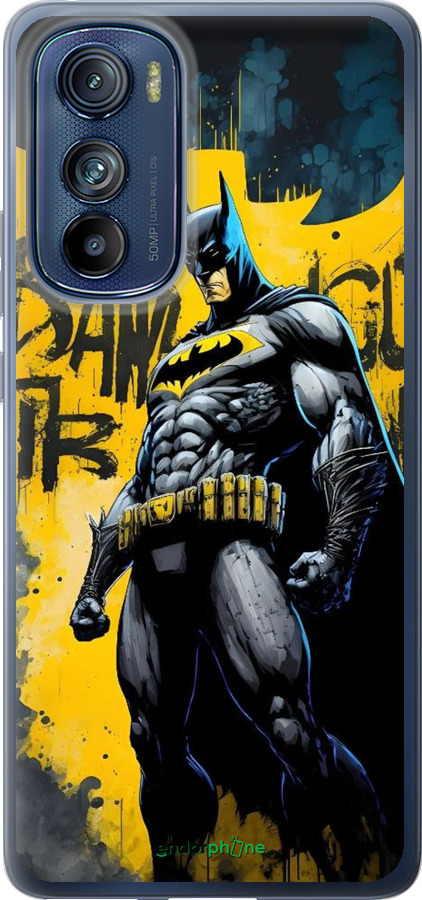 Силиконовый чехол Бетмен для Motorola Edge 30 - 6290u-2840 изображение 